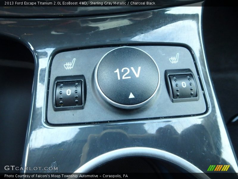 Sterling Gray Metallic / Charcoal Black 2013 Ford Escape Titanium 2.0L EcoBoost 4WD