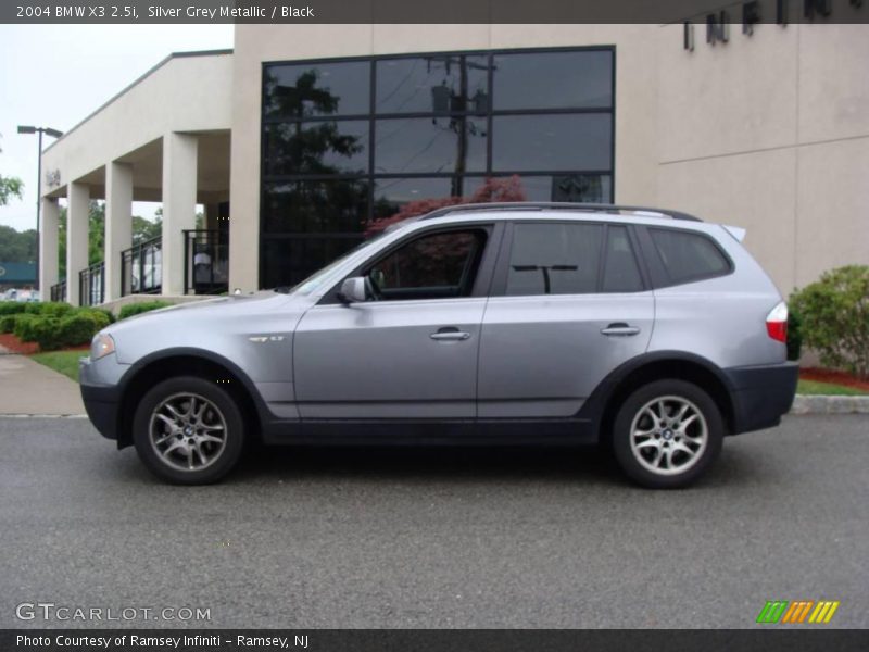 Silver Grey Metallic / Black 2004 BMW X3 2.5i