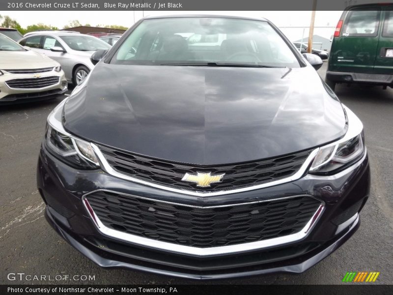 Blue Ray Metallic / Jet Black 2016 Chevrolet Cruze LT Sedan