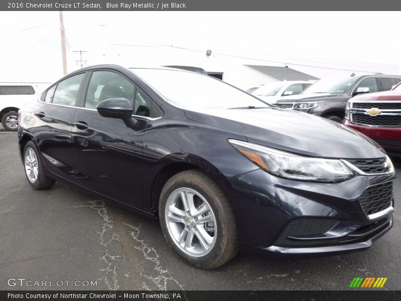 Blue Ray Metallic / Jet Black 2016 Chevrolet Cruze LT Sedan