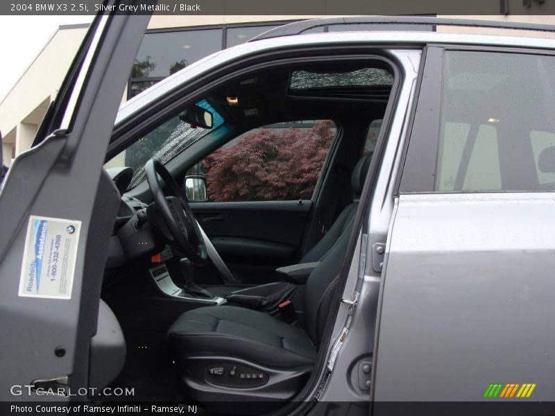 Silver Grey Metallic / Black 2004 BMW X3 2.5i