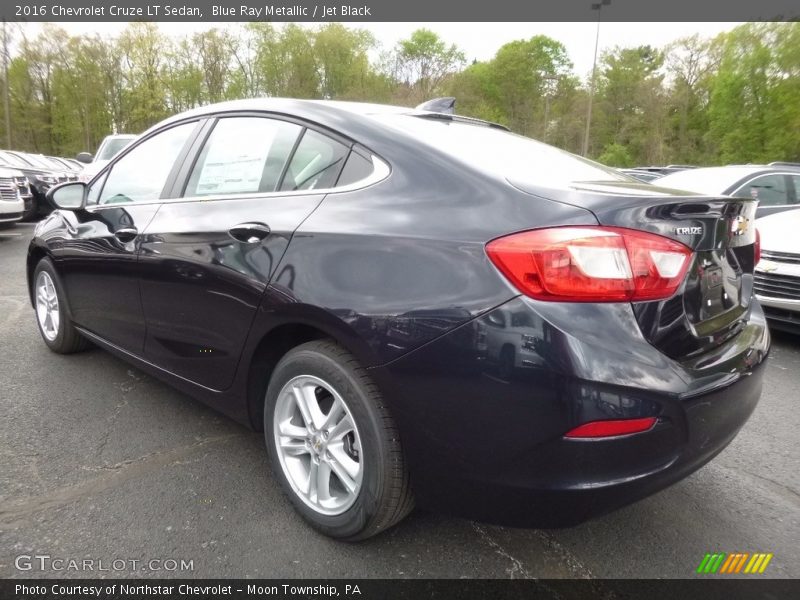 Blue Ray Metallic / Jet Black 2016 Chevrolet Cruze LT Sedan