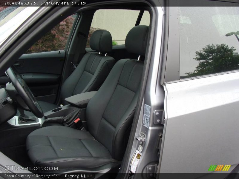 Silver Grey Metallic / Black 2004 BMW X3 2.5i