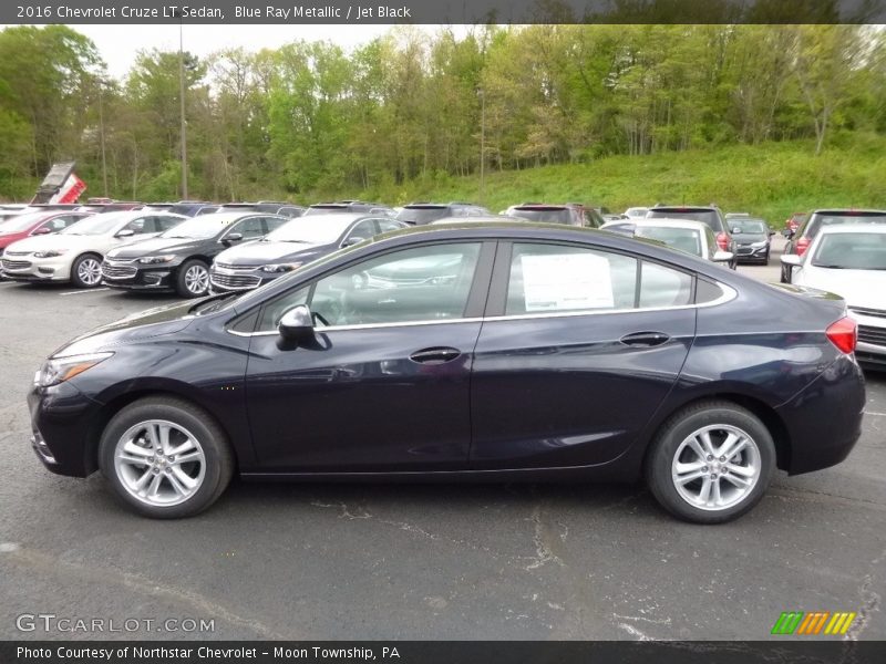 Blue Ray Metallic / Jet Black 2016 Chevrolet Cruze LT Sedan