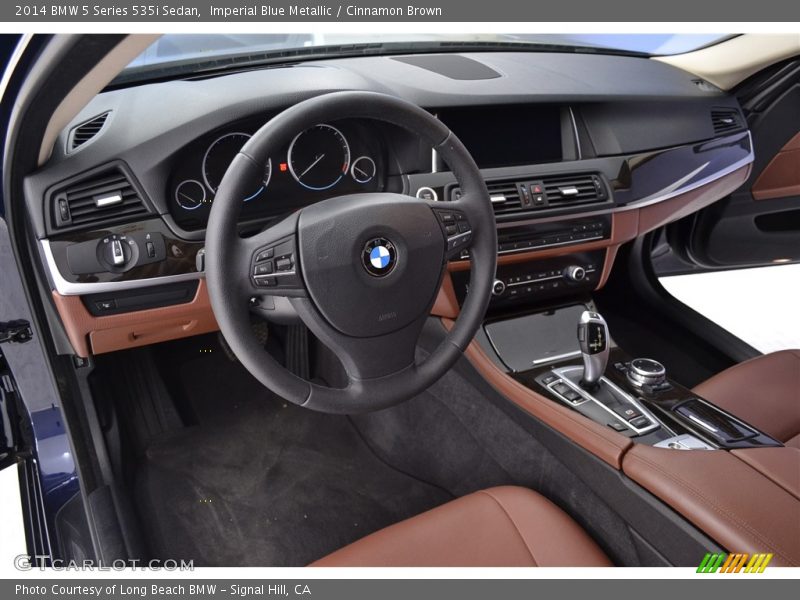 Imperial Blue Metallic / Cinnamon Brown 2014 BMW 5 Series 535i Sedan