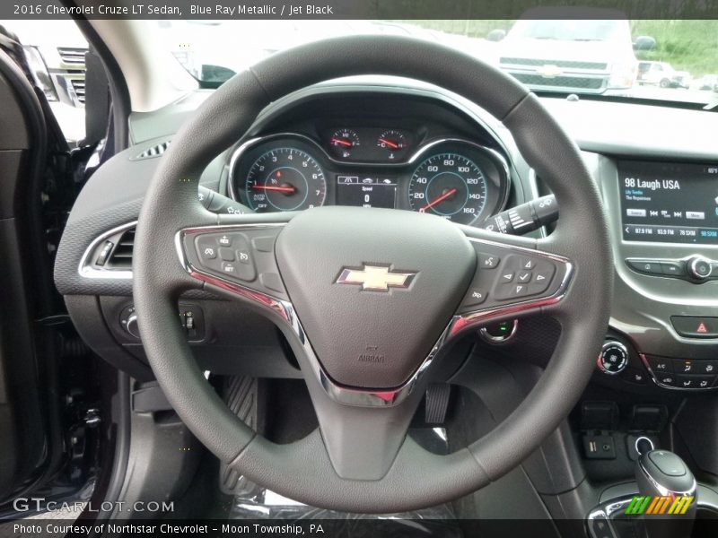 Blue Ray Metallic / Jet Black 2016 Chevrolet Cruze LT Sedan