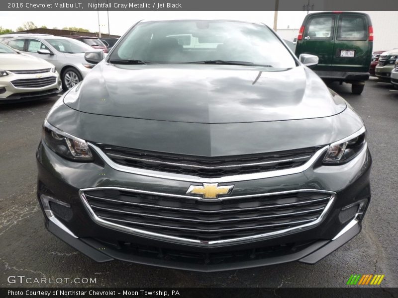 Nightfall Gray Metallic / Jet Black 2016 Chevrolet Malibu LT
