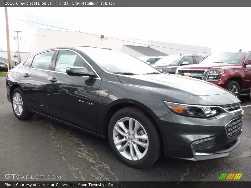 Nightfall Gray Metallic / Jet Black 2016 Chevrolet Malibu LT