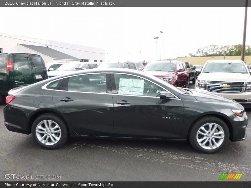 Nightfall Gray Metallic / Jet Black 2016 Chevrolet Malibu LT