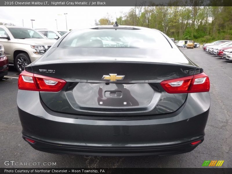 Nightfall Gray Metallic / Jet Black 2016 Chevrolet Malibu LT