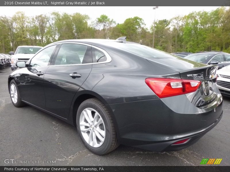 Nightfall Gray Metallic / Jet Black 2016 Chevrolet Malibu LT