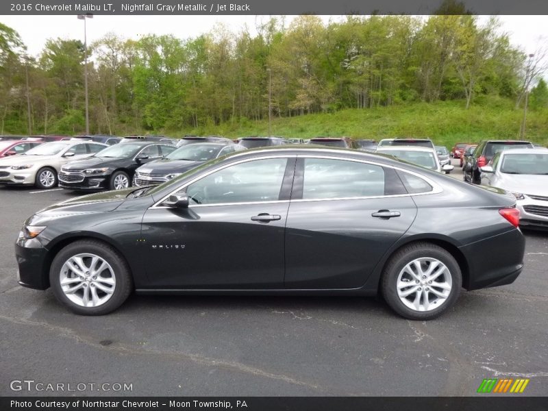 Nightfall Gray Metallic / Jet Black 2016 Chevrolet Malibu LT