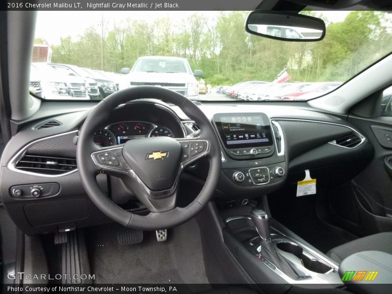 Nightfall Gray Metallic / Jet Black 2016 Chevrolet Malibu LT