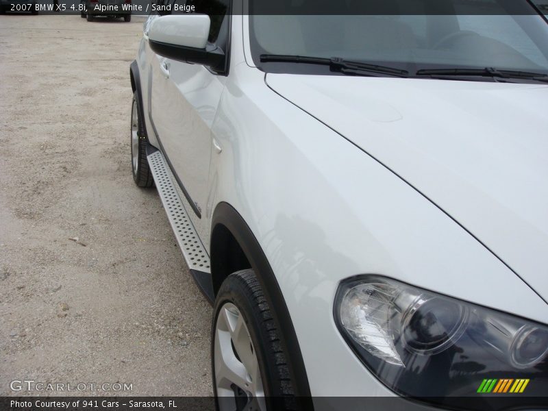 Alpine White / Sand Beige 2007 BMW X5 4.8i