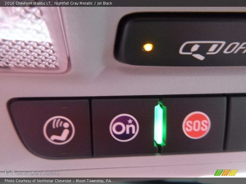 Nightfall Gray Metallic / Jet Black 2016 Chevrolet Malibu LT