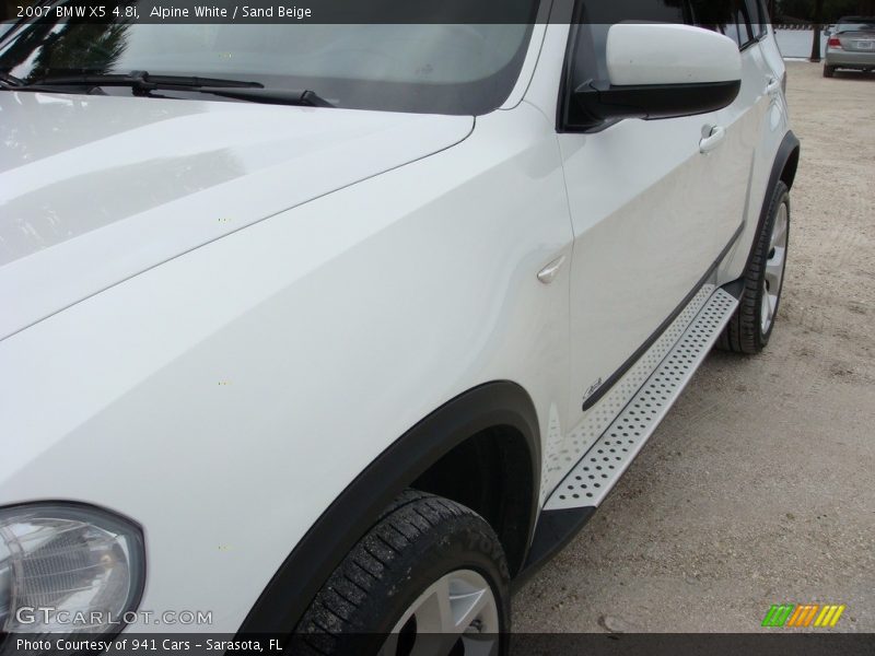 Alpine White / Sand Beige 2007 BMW X5 4.8i