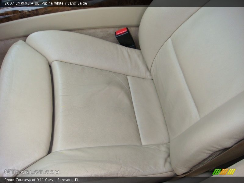 Alpine White / Sand Beige 2007 BMW X5 4.8i