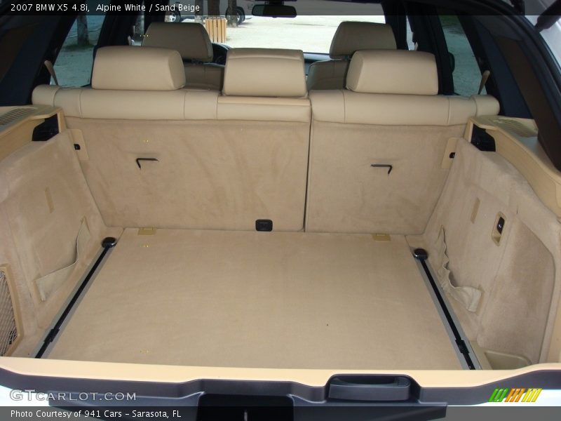 Alpine White / Sand Beige 2007 BMW X5 4.8i