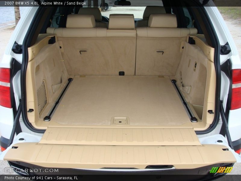 Alpine White / Sand Beige 2007 BMW X5 4.8i