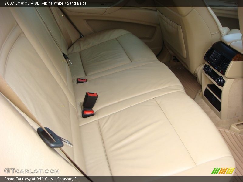 Alpine White / Sand Beige 2007 BMW X5 4.8i