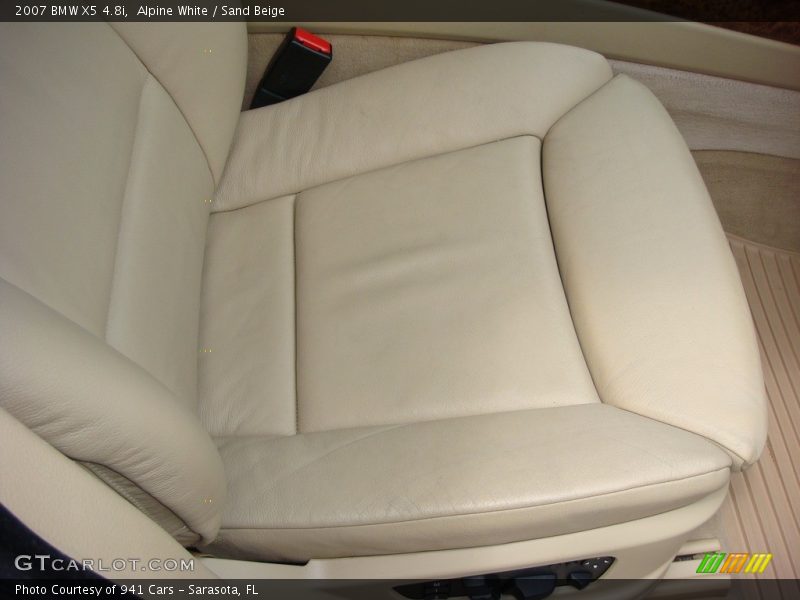 Alpine White / Sand Beige 2007 BMW X5 4.8i