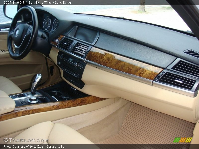 Alpine White / Sand Beige 2007 BMW X5 4.8i
