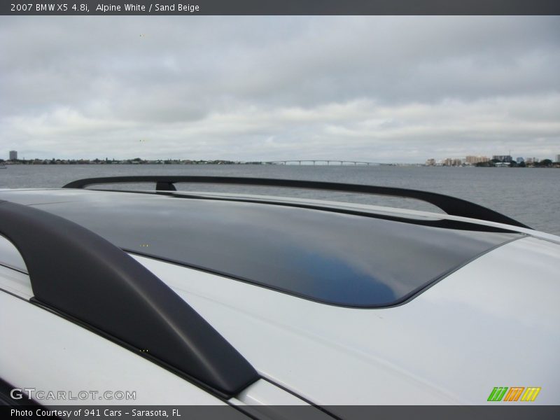 Alpine White / Sand Beige 2007 BMW X5 4.8i