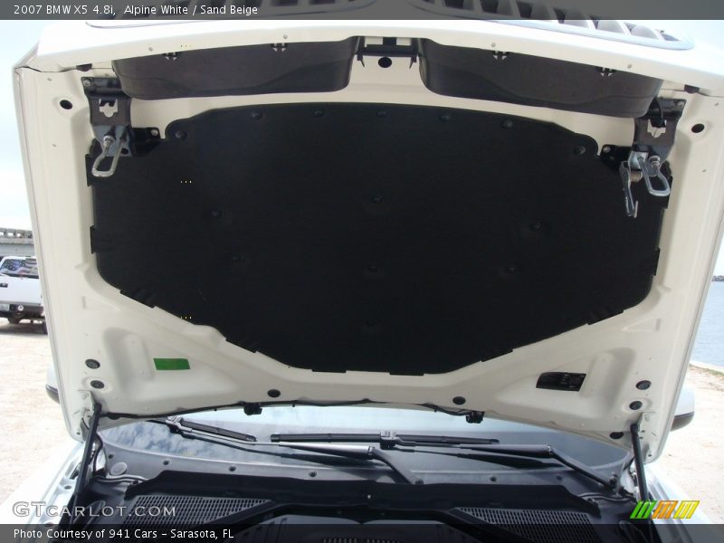 Alpine White / Sand Beige 2007 BMW X5 4.8i
