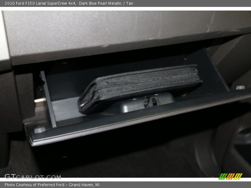 Dark Blue Pearl Metallic / Tan 2010 Ford F150 Lariat SuperCrew 4x4