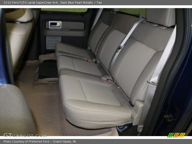 Dark Blue Pearl Metallic / Tan 2010 Ford F150 Lariat SuperCrew 4x4