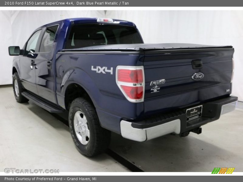 Dark Blue Pearl Metallic / Tan 2010 Ford F150 Lariat SuperCrew 4x4