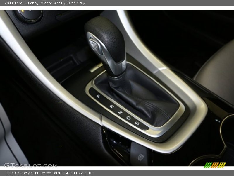 Oxford White / Earth Gray 2014 Ford Fusion S