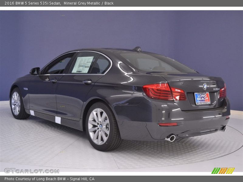 Mineral Grey Metallic / Black 2016 BMW 5 Series 535i Sedan