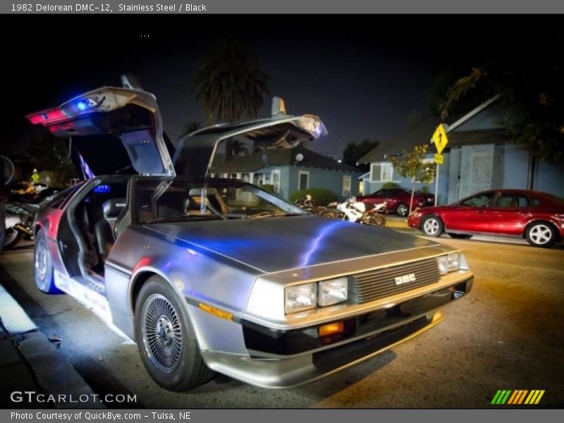 Stainless Steel / Black 1982 Delorean DMC-12