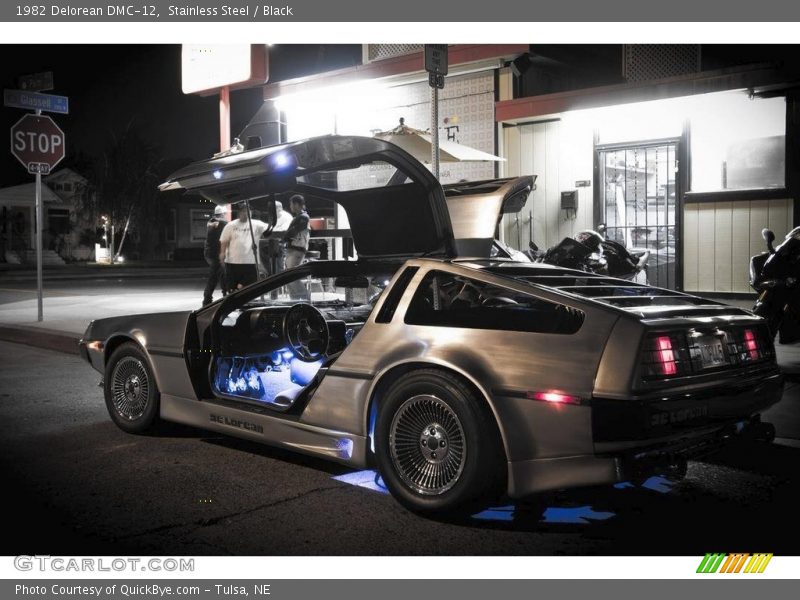 Stainless Steel / Black 1982 Delorean DMC-12