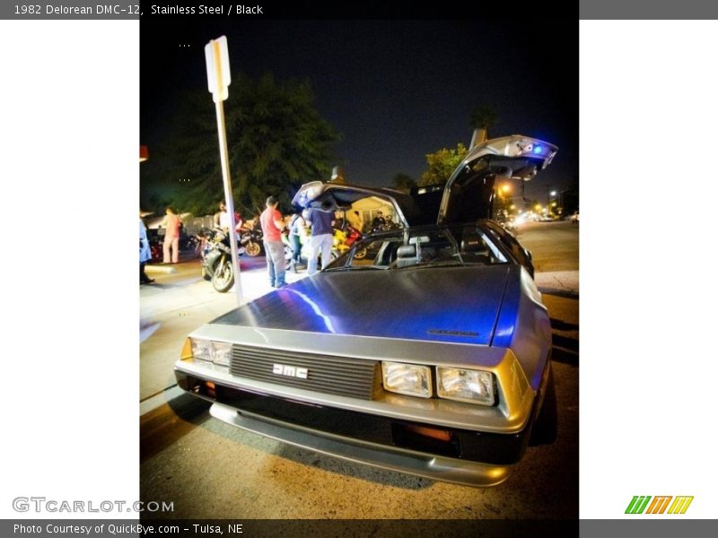Stainless Steel / Black 1982 Delorean DMC-12