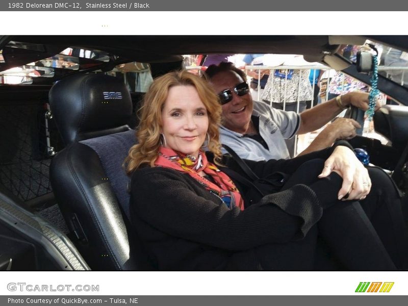 Stainless Steel / Black 1982 Delorean DMC-12