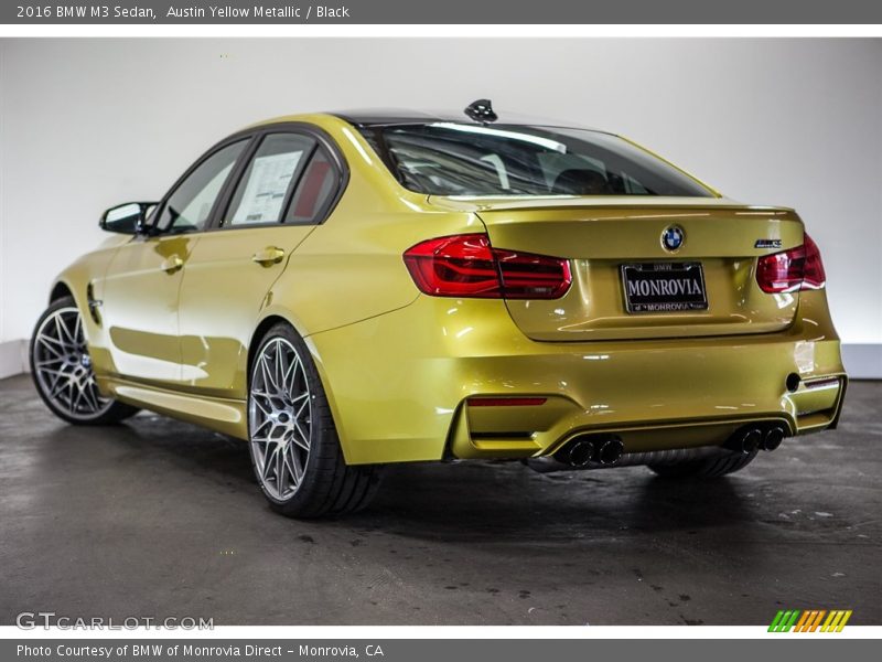 Austin Yellow Metallic / Black 2016 BMW M3 Sedan