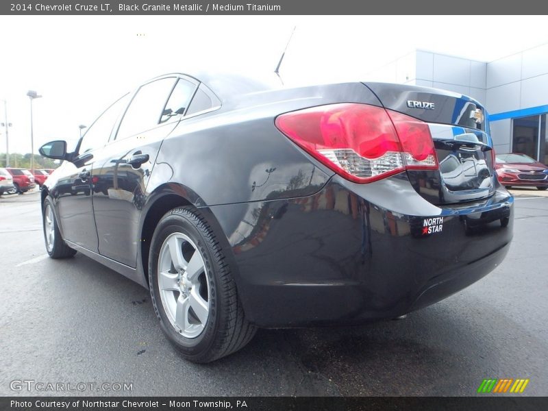 Black Granite Metallic / Medium Titanium 2014 Chevrolet Cruze LT