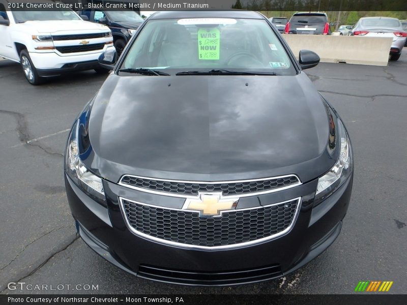 Black Granite Metallic / Medium Titanium 2014 Chevrolet Cruze LT