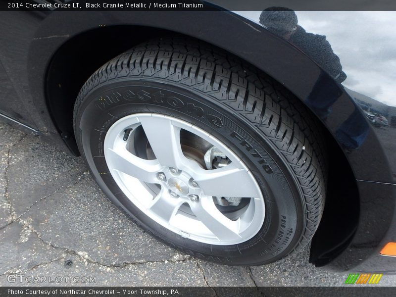 Black Granite Metallic / Medium Titanium 2014 Chevrolet Cruze LT