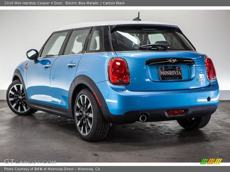 Electric Blue Metallic / Carbon Black 2016 Mini Hardtop Cooper 4 Door