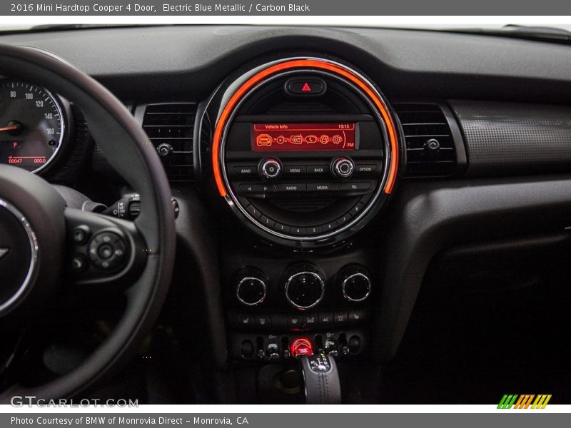 Electric Blue Metallic / Carbon Black 2016 Mini Hardtop Cooper 4 Door