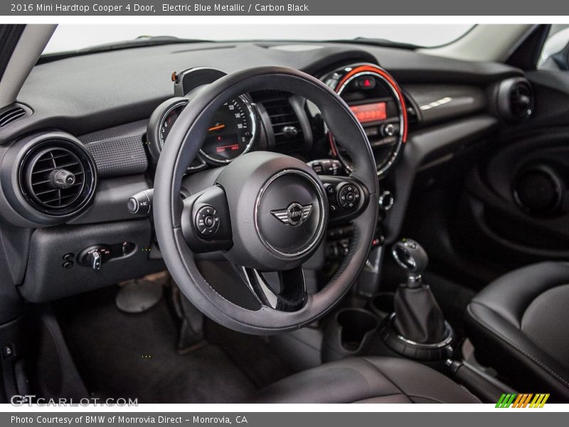 Electric Blue Metallic / Carbon Black 2016 Mini Hardtop Cooper 4 Door