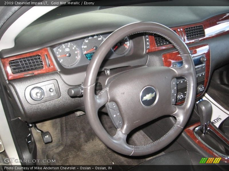 Gold Mist Metallic / Ebony 2009 Chevrolet Impala LT