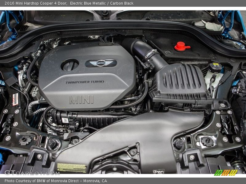 Electric Blue Metallic / Carbon Black 2016 Mini Hardtop Cooper 4 Door