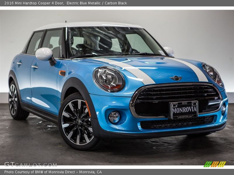 Electric Blue Metallic / Carbon Black 2016 Mini Hardtop Cooper 4 Door