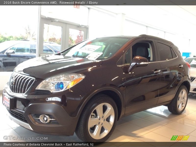 Rosewood Metallic / Ebony 2016 Buick Encore Convenience AWD