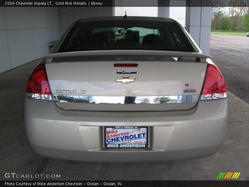 Gold Mist Metallic / Ebony 2009 Chevrolet Impala LT