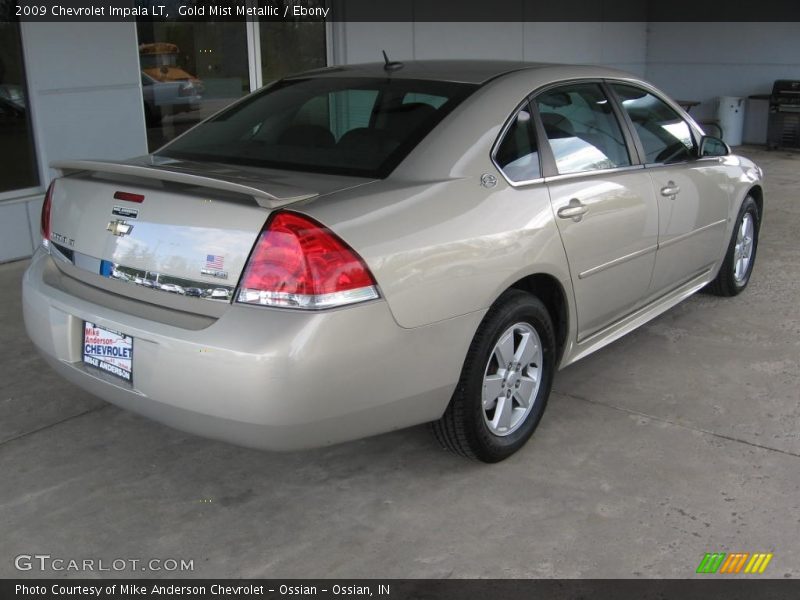 Gold Mist Metallic / Ebony 2009 Chevrolet Impala LT